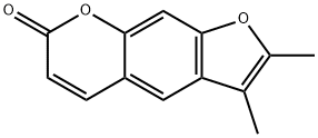 7H-Furo[3,2-g][1]benzopyran-7-one, 2,3-dimethyl-