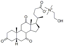 (2-hydroxyethyl)trimethylammonium (5beta)-3,7,12-trioxocholan-24-oate