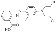 2-[[4-[Bis(2-chloroethyl)amino]-2-methylphenyl]azo]benzoic acid