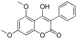 4-Hydroxy-5,7-dimethoxy-3-phenyl-2H-1-benzopyran-2-one