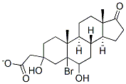 5-bromo-3,6-dihydroxyandrostan-17-one-3-acetate
