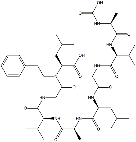N-(Benzyloxycarbonyl)-L-Ala-L-Val-Gly-L-Leu-L-Ala-L-Val-Gly-L-Leu-OMe