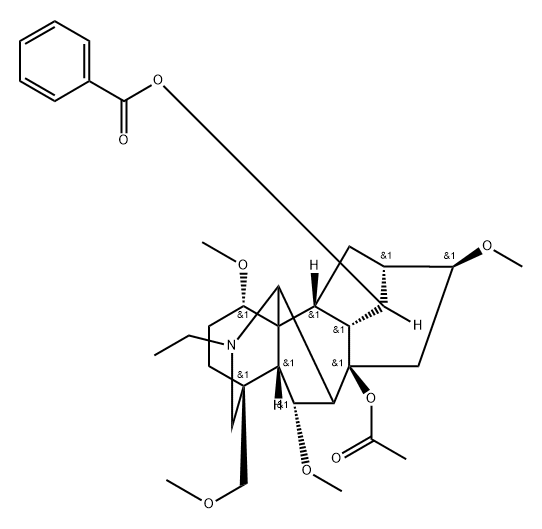8-acetyl-14-benzoylchasmanine