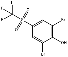 3,5-Dibromo-4-hydroxyphenyl trifluoromethyl sulphone