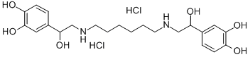 4,4'-[hexane-1,6-diylbis[imino(1-hydroxy-2,1-ethanediyl)]]bispyrocatechol dihydrochloride