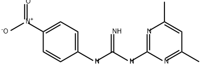 1-(4,6-Dimethyl-2-pyrimidinyl)-3-(p-nitrophenyl)guanidine