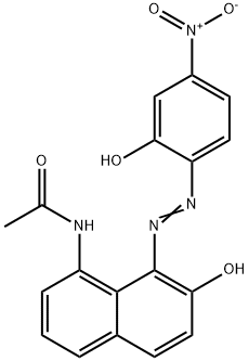 N-[8-(2-Hydroxy-4-nitrophenylazo)-7-hydroxy-1-naphtyl]acetamide