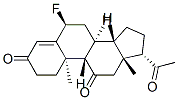 (6S,8S,9S,10R,13R,14S,17S)-17-acetyl-6-fluoro-10,13-dimethyl-2,6,7,8,9 ,12,14,15,16,17-decahydro-1H-cyclopenta[a]phenanthrene-3,11-dione