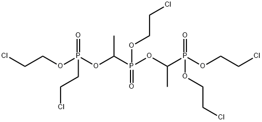 1-[[(2-氯乙氧基)(2-氯乙基次膦基)氧]乙基]膦酸-1-[双(2-氯乙氧基)次膦基]乙基-2-氯乙酯