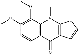 7,8-Dimethoxy-9-methylfuro[2,3-b]quinolin-4(9H)-one