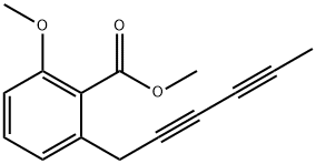 2-(2,4-Hexadiynyl)-6-methoxybenzoic acid methyl ester
