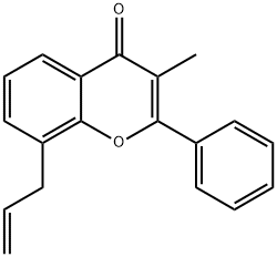 3-Methyl-2-phenyl-8-(2-propenyl)-4H-1-benzopyran-4-one