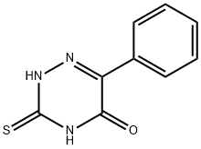 6-Phenyl-3-sulphanyl-1,2,4-triazin-5(2H)-one, 2,5-Dihydro-5-oxo-6-phenyl-3-sulphanyl-1,2,4-triazine