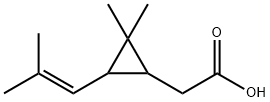 2,2-Dimethyl-3-(2-methyl-1-propenyl)cyclopropaneacetic acid