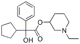 Phenylcyclopentylglycolic acid 1-ethyl-3-piperidinyl ester