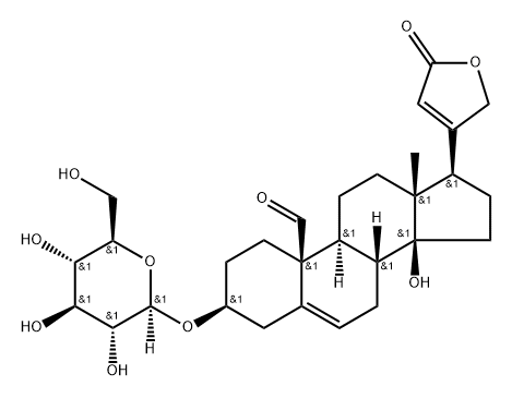 3β-(β-D-Glucopyranosyloxy)-14-hydroxy-19-oxocarda-5,20(22)-dienolide