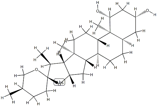 (25R)-5β-Spirostane-1β,3β-diol