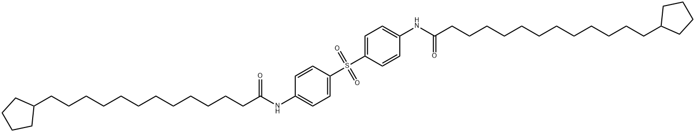 N-phenyl-13-[3-[3-[12-(phenylcarbamoyl)dodecyl]cyclopentyl]sulfonylcyclopentyl]tridecanamide