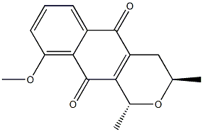 (1R)-1β,3α-Dimethyl-9-methoxy-3,4,5,10-tetrahydro-1H-naphtho[2,3-c]pyran-5,10-dione