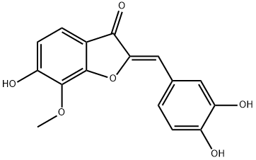 2-[(Z)-(3,4-Dihydroxyphenyl)methylene]-6-hydroxy-7-methoxybenzofuran-3(2H)-one