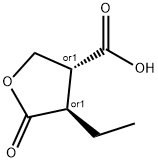 trans-4-ethyltetrahydro-5-oxo-3-furoic acid