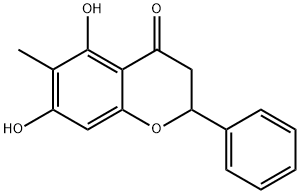 (2S)-5,7-dihydroxy-6-methyl-2-phenyl-chroman-4-one