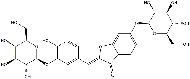 (Z)-6-(β-D-Glucopyranosyloxy)-2-[[3-(β-D-glucopyranosyloxy)-4-hydroxyphenyl]methylene]benzofuran-3(2H)-one