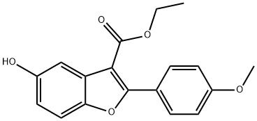 5-羟基-2-(4-甲氧基苯基)-4-(哌啶-1-基甲基)苯并呋喃-3-羧酸