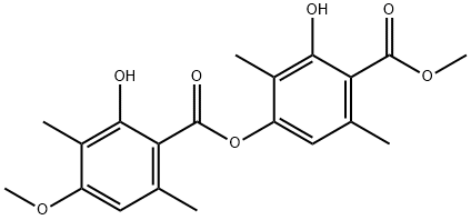 4-(2-Hydroxy-4-methoxy-3,6-dimethylbenzoyloxy)-2-hydroxy-3,6-dimethylbenzoic acid methyl ester