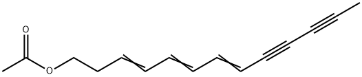 3,5,7-Tridecatriene-9,11-diyn-1-ol, acetate