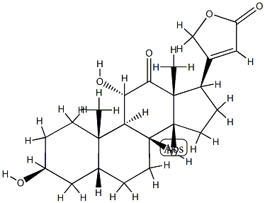 3β,11α,14-Trihydroxy-12-oxo-5β-card-20(22)-enolide