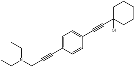1-[[p-[3-(Diethylamino)-1-propynyl]phenyl]ethynyl]-1-cyclohexanol