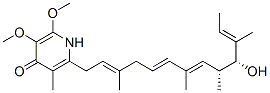 2-[(2E,5E,7E,9R,10R,11E)-10-hydroxy-3,7,9,11-tetramethyl-trideca-2,5,7,11-tetraenyl]-5,6-dimethoxy-3-methyl-1H-pyridin-4-one