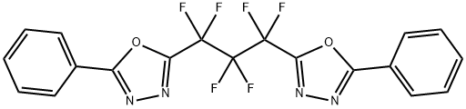 2-[1,1,2,2,3,3-hexafluoro-3-(5-phenyl-1,3,4-oxadiazol-2-yl)propyl]-5-p henyl-1,3,4-oxadiazole