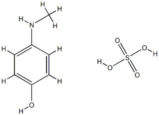 Phenol, p-(methylamino)-, sulfate (1:1) (salt)
