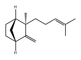 (1S-exo)-2-methyl-3-methylene-2-(4-methyl-3-pentenyl)bicyclo[2.2.1]heptane