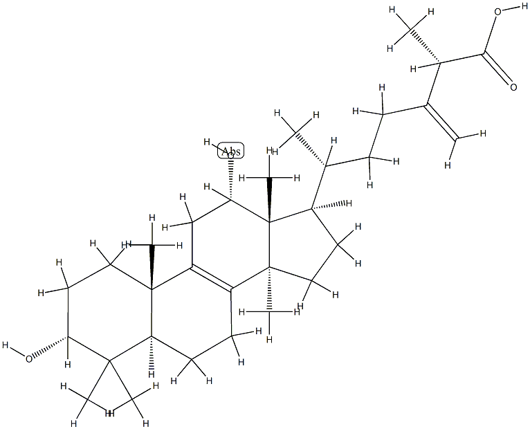 (25S)-24-Methylene-3α,12α-dihydroxylanost-8-en-26-oic acid