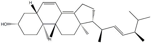 (22E,24R)-24-Methyl-5α-cholesta-6,8(14),22-trien-3β-ol