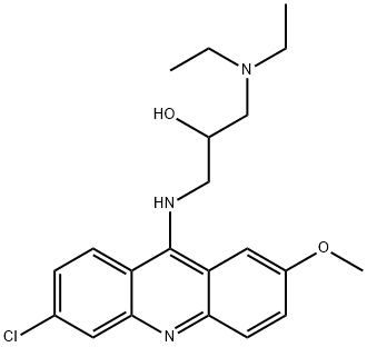 1-[(6-chloro-2-methoxyacridin-9-yl)amino]-3-(diethylamino)propan-2-ol