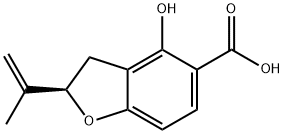 [R,(-)]-2,3-Dihydro-4-hydroxy-2-(1-methylvinyl)-5-benzofurancarboxylic acid