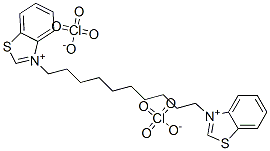 BENZOTHIAZOLIUM, 3,3'-(1,10-DECANEDIYL)BIS-, DIPERCHLORATE