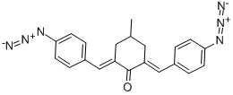 2,6-二(4-叠氮苯亚甲基)-4甲基环己酮