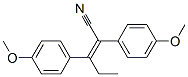 2,3-Bis(p-methoxyphenyl)-2-pentenenitrile