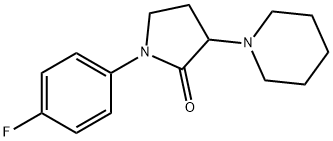 1-(p-Fluorophenyl)-3-piperidinopyrrolidin-2-one