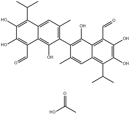 Gossypol acetic acid