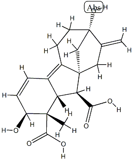 2β,7-Dihydroxy-1-methyl-8-methylenegibba-3,4a-diene-1α,10β-dicarboxylic acid