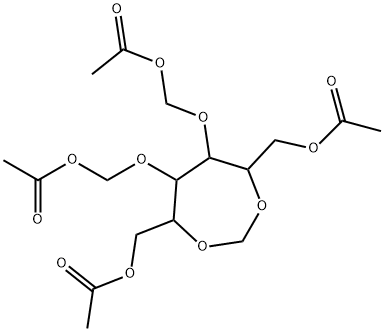 [5,6-bis(acetyloxymethoxy)-7-(acetyloxymethyl)-1,3-dioxepan-4-yl]methy l acetate