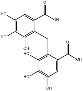 3,3',4,4',5,5'-hexahydroxy-2,2'-methylenedi(benzoic acid)