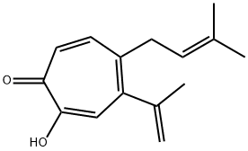 2-Hydroxy-5-(3-methyl-2-butenyl)-4-(1-methylethenyl)-2,4,6-cycloheptatrien-1-one