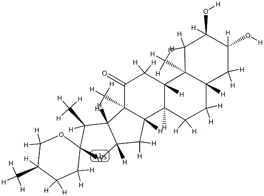 (25R)-2α,3β-Dihydroxy-5α-spirostan-12-one
